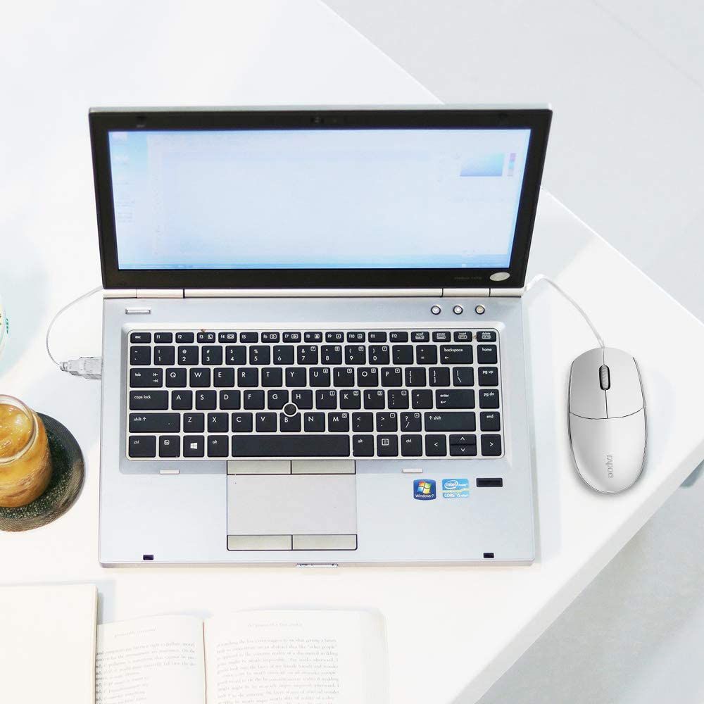 RAPOO N100 USB WIRED OPTICAL MOUSE (BLACK\WHITE) RAPOO N100 USB WIRED OPTICAL MOUSE (BLACK\WHITE)